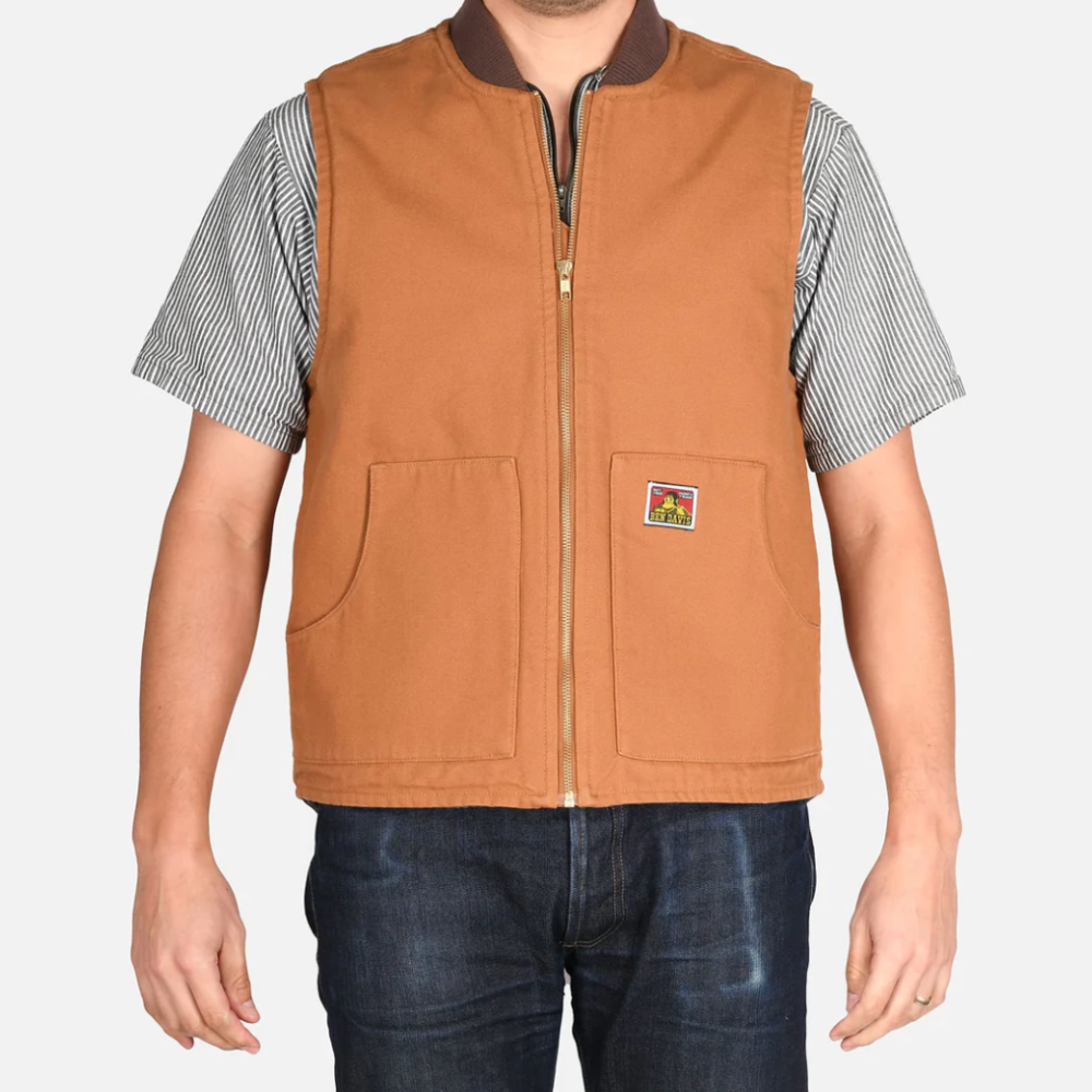 Ben Davis Brown Blanket Lined Vest|2532