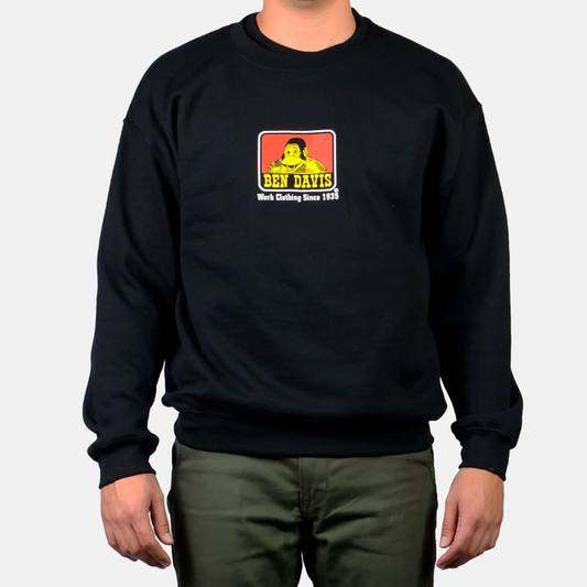 Ben Davis Crewneck Sweatshirt Black|1867