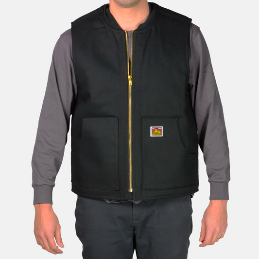 Ben Davis Blanket Lined Vest Black|1877