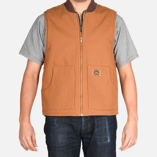 Ben Davis Brown Blanket Lined Vest|2532