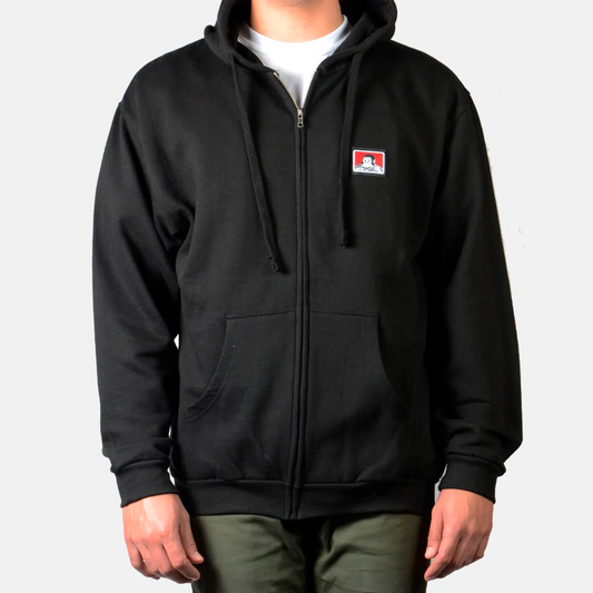 Ben Davis Hooded Zip Sweatshirt Black|1868